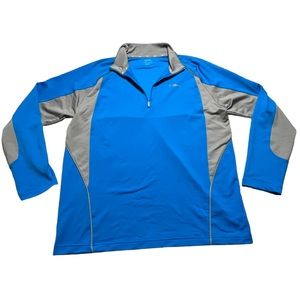 Reebok quarter zip Long‎ sleeve collared top Sz L
